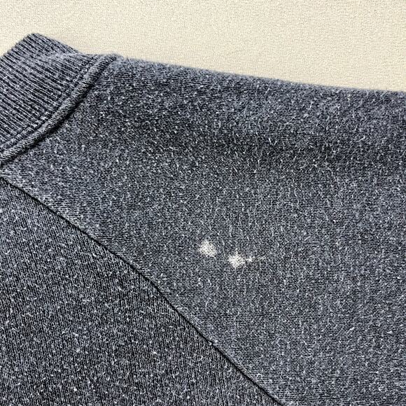 Vintage Cat Sweatshirt Womens Small Black Nature Kitten Eyes Goldfish USA 80s - Picture 7 of 11